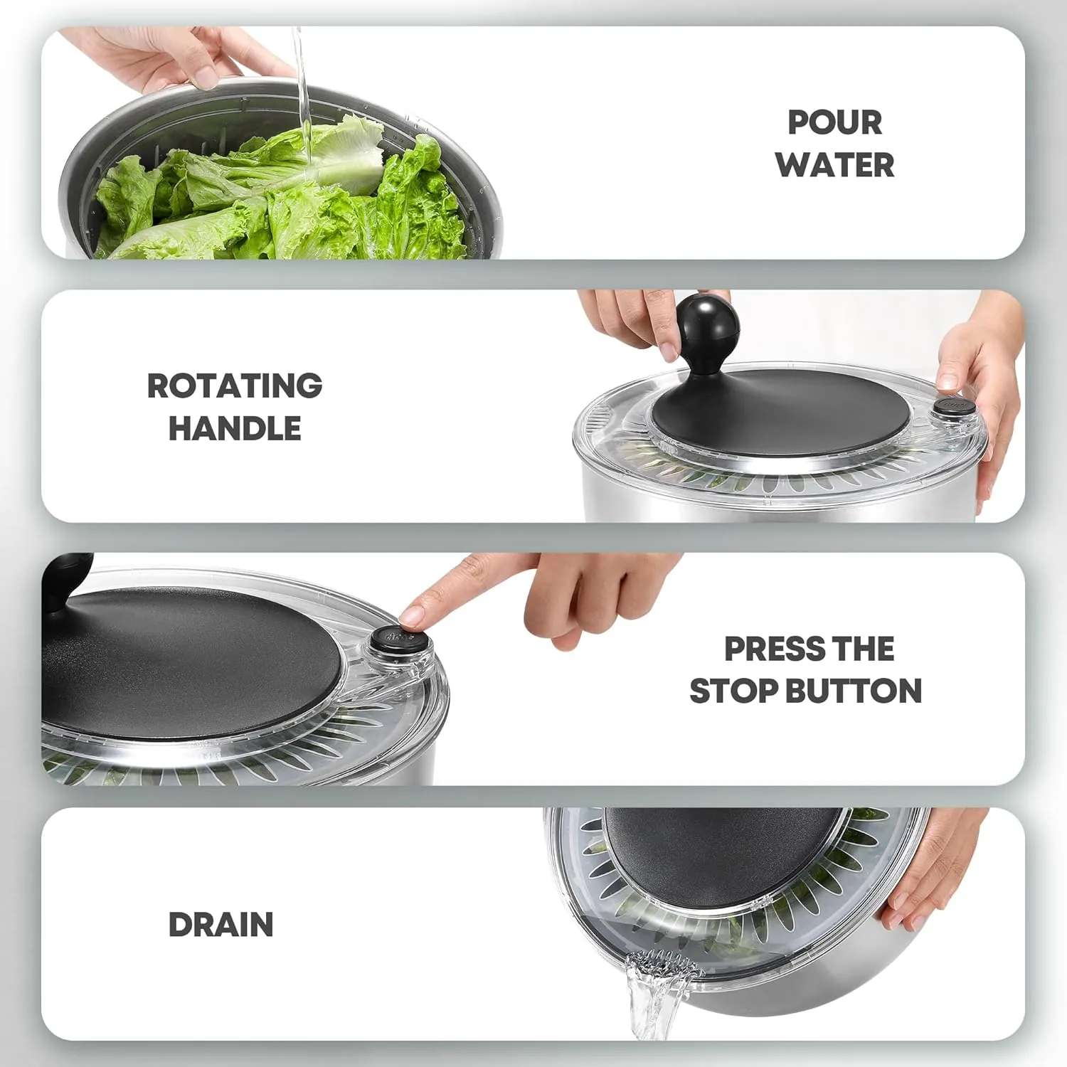 svebake salad spinner brand intro